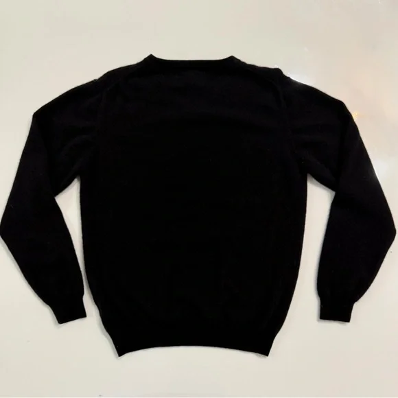 Joseph Men's Cashmere Charcoal V-Neck SweaterEUC